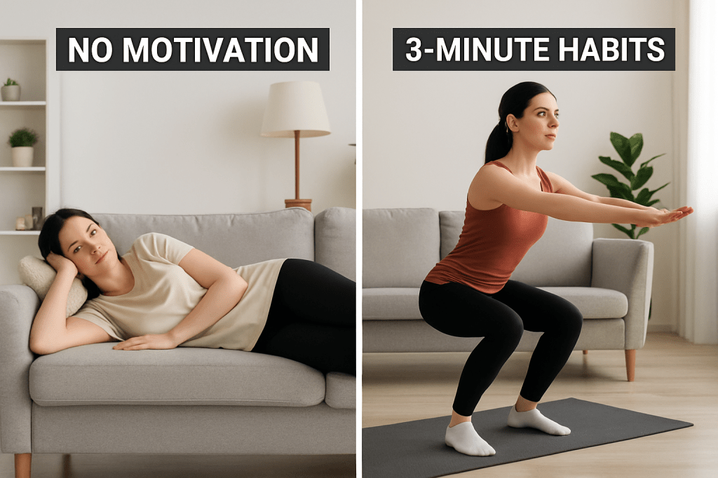 “No Motivation”? These 3-Minute Habits Actually Got Me&nbsp;Moving