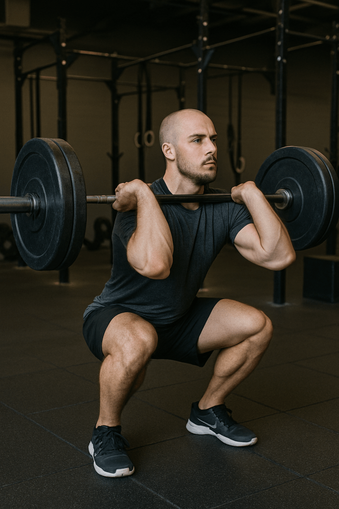 Person recovering with stretching after a workout, boosted by creatine supplementation